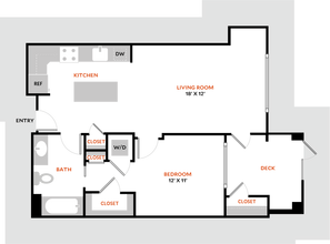 Plan 1K S110 floor plan